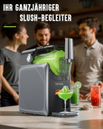 Máquina de granizados INOVIVA, no requiere hielo, máquina de granizados de 2L para el hogar con autolimpieza, 5 programas preestablecidos, granizados congelados, margaritas, frappés, batidos (versión S1.2)