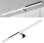 Conjunto de muebles de baño Lomadox con lavabo de 81 cm y armario con espejo LED, blanco brillante con imitación roble Wotan, armario colgante, armario bajo