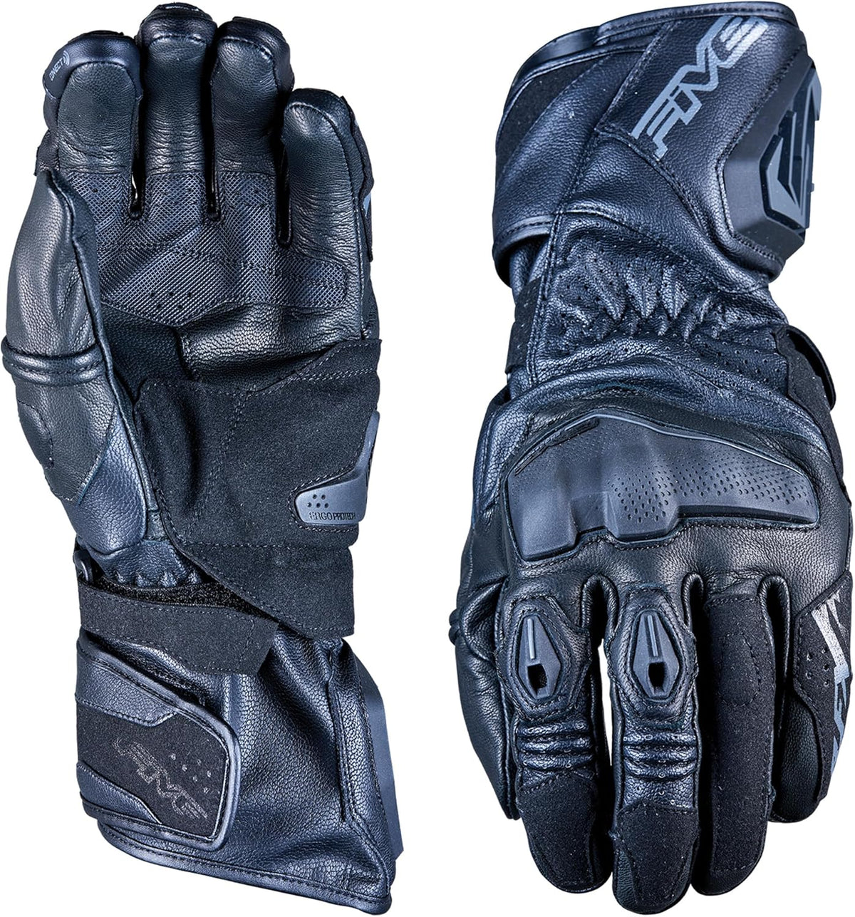 FIVE Guantes de moto RACING, RFX4 EVO, Guantes deportivos polivalentes para carretera y circuito