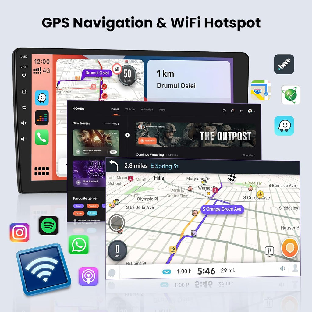 Autorradio Android 15 de 2+64GB para Renault Megane 3 2009-2014, Radio con pantalla táctil de 9 pulgadas, Carplay y Android Auto inalámbricos, Hikity, Bluetooth, Estéreo, WiFi, RDS, USB + Cámara de visión trasera
