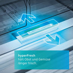 Siemens KG39NXIDR iQ300 Freistehende Kühl-Gefrier-Kombination mit Gefrierbereich, 191 kWh pro Jahr, 368 L, hyperFresh Frischesystem, noFrost, freshSense, bottleRack