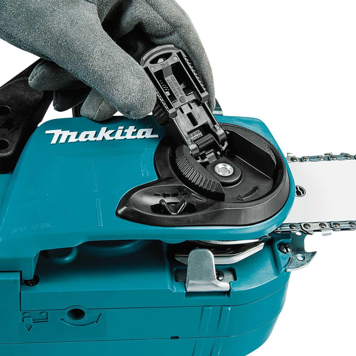 Motosierra a batería Makita DUC353, longitud de espada de 350 mm, funcionamiento a batería