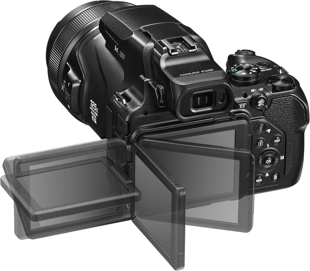 Nikon COOLPIX P1100 (zoom de 125x, distancia focal de 24-3000 mm, 16 MP, vídeo 4K)