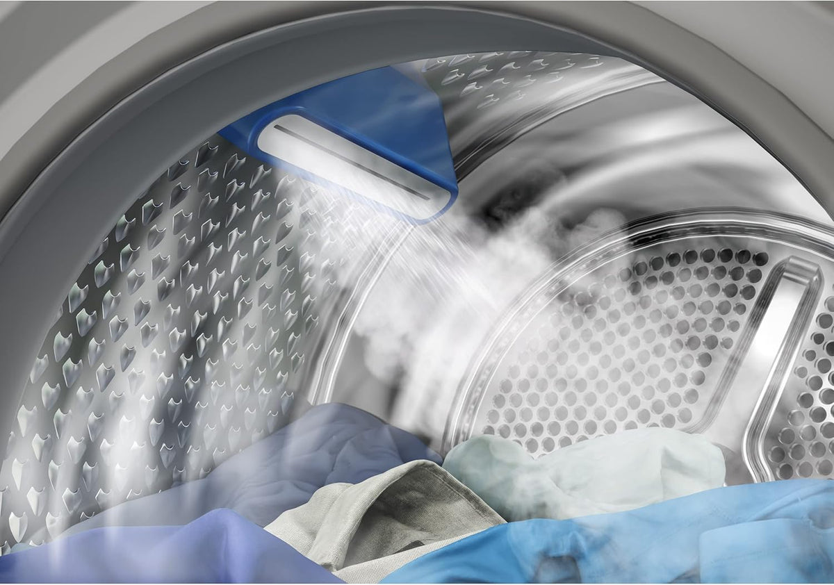 Secadora de ropa Beko 8kg, Stiftung Warentest BUENO (2,5), apta para alérgicos, secado higiénico, función de vapor SteamCure, 15 programas, Express, B3T42249S, blanco