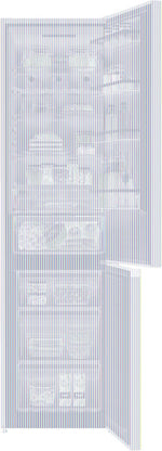 Gorenje NRK620CA2XL4 Frigorífico combi/Independiente/331L volumen total/ 35dB/Clase energética: C/AdaptTech/NoFrost Plus/Convert FreshZone/CrispZone con control de humedad/KitchenFit/(AnxAlxPr): 60 × 200 × 59,2 cm/Gris