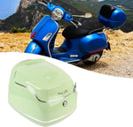 Juqrelith Top Case para Moto 38L, Impermeable, Compatible Universal, Negro - Baúl de Almacenamiento con Cierre de Llave, Protección Estanca para Casco y Guantes (Verde)