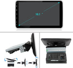 Autorradio Hexinex Android 13 Universal 1 DIN | Pantalla táctil HD de 10 pulgadas | 2 GB + 32 GB | Compatible con CarPlay y Android Auto | Cámara de visión trasera incluida | GPS, WiFi, Bluetooth, FM RDS, control al volante