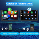 AWESAFE Autorradio Android 13 para Renault Megane 3 Fluence Samsung SM3 2008-2014, pantalla táctil de 9", WiFi, CarPlay y Android Auto, 2GB RAM + 64GB ROM, Bluetooth, GPS, FM/AM, DSP