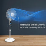 Rowenta Turbo Silence Standventilator, 35 dB(A), Leistungsstarke Erfrischung bis zu 7,2 m, 12 Geschwindigkeiten, 120° Oszillation, Fernbedienung, LED-Display, 12-Stunden-Timer, VU5650F0