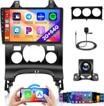 [2G+64G] Hikity Autoradio Android 15 para Peugeot 3008 2009-2015, Carplay inalámbrico y Android Auto, pantalla de 9 pulgadas con GPS, WiFi, Bluetooth, Mirror Link, FM/RDS, MIC, SWC, cámara de visión trasera