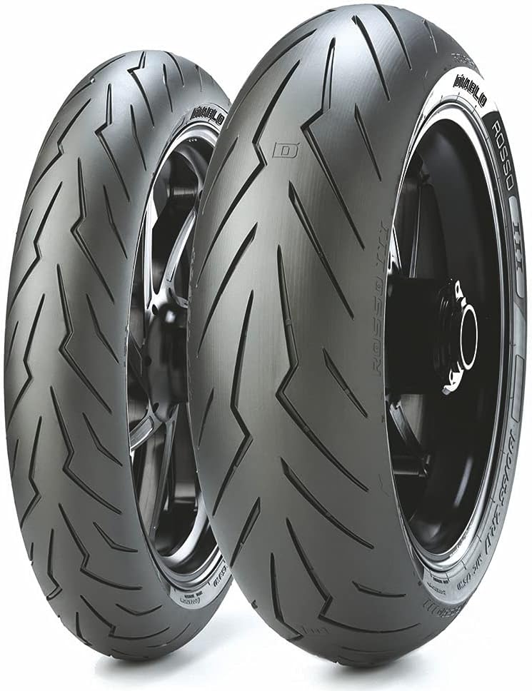 PIRELLI 120/70 ZR17 58W DIABLO ROSSO III TL - 70/70/R17 58W - A/A/70dB - Neumático de moto