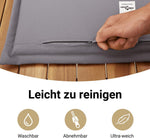 Sofá de jardín vidaXL de 2 plazas con cojines, sofá para jardín y terraza, sofá de terraza con funda extraíble y lavable, muebles de jardín y terraza, ratán sintético beige