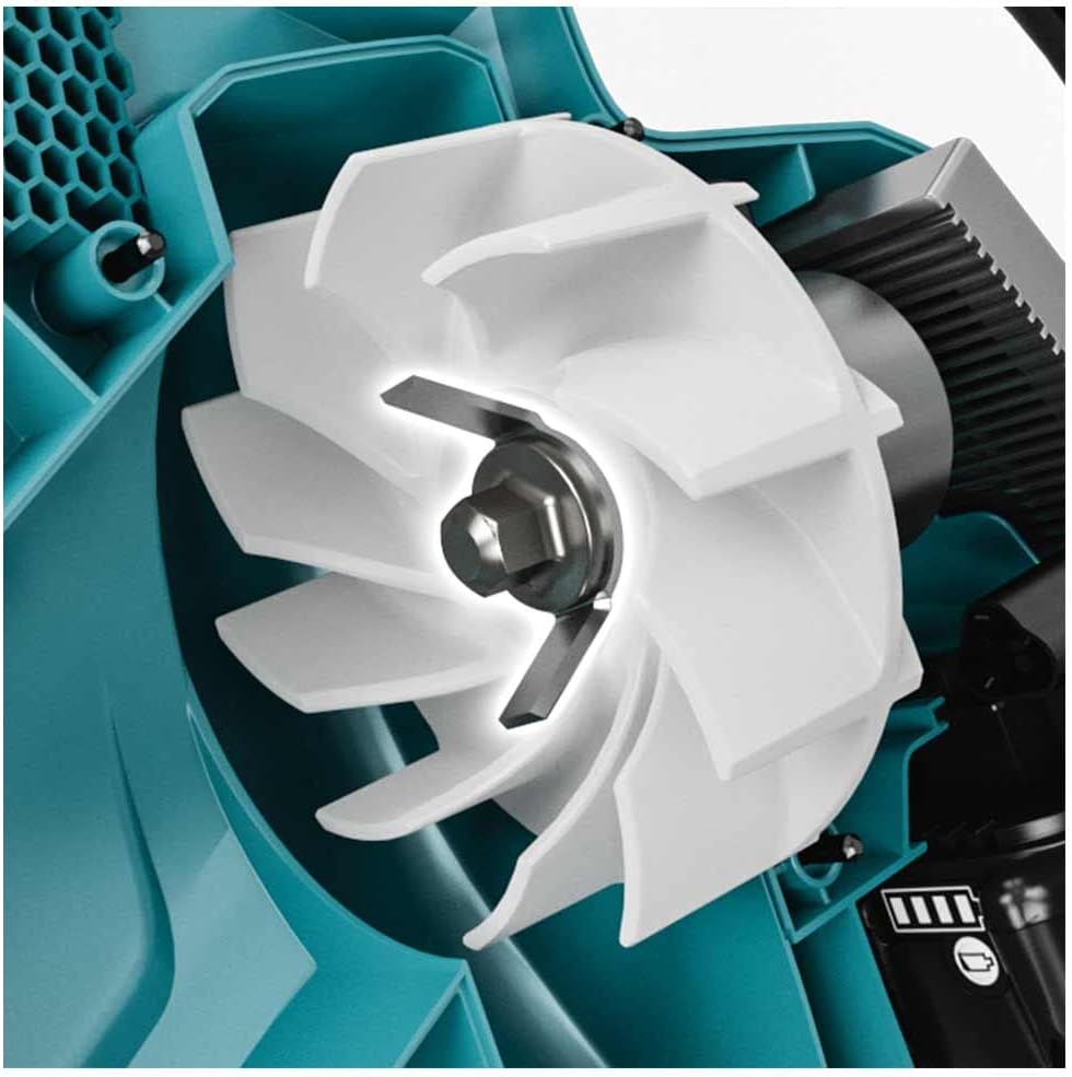 Aspirador/soplador de hojas a batería Makita DUB187T002 LXT 18V 4,2 m³/min, 1168 x 164 x 416 mm