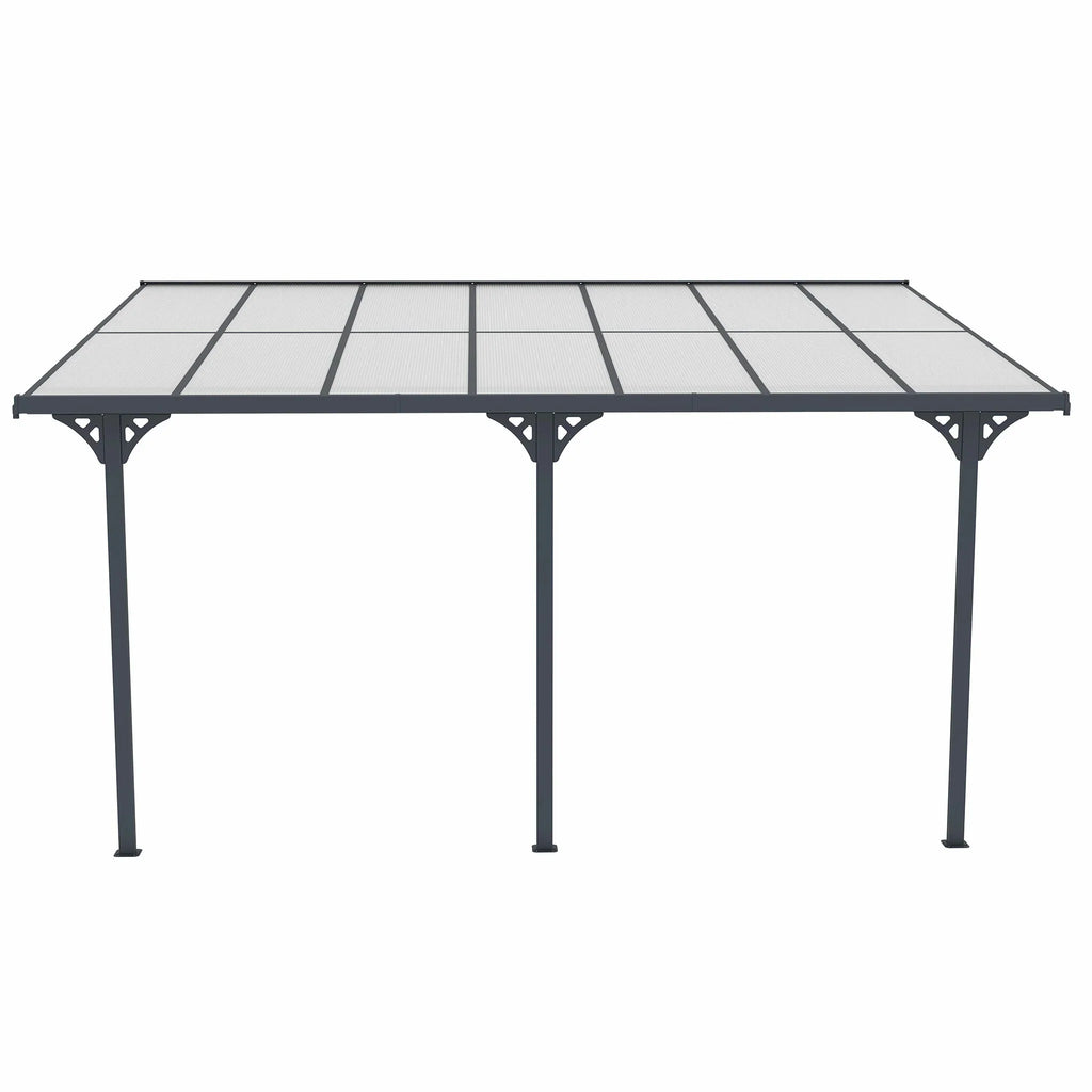 Fornorth Terrassenüberdachung 435x300x225-270cm
