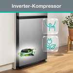 Gorenje NRK620CA2XL4 Frigorífico combi/Independiente/331L volumen total/ 35dB/Clase energética: C/AdaptTech/NoFrost Plus/Convert FreshZone/CrispZone con control de humedad/KitchenFit/(AnxAlxPr): 60 × 200 × 59,2 cm/Gris