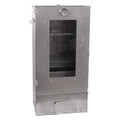 Ahumador ukal de 3 niveles con puerta de cristal, 80 cm de alto