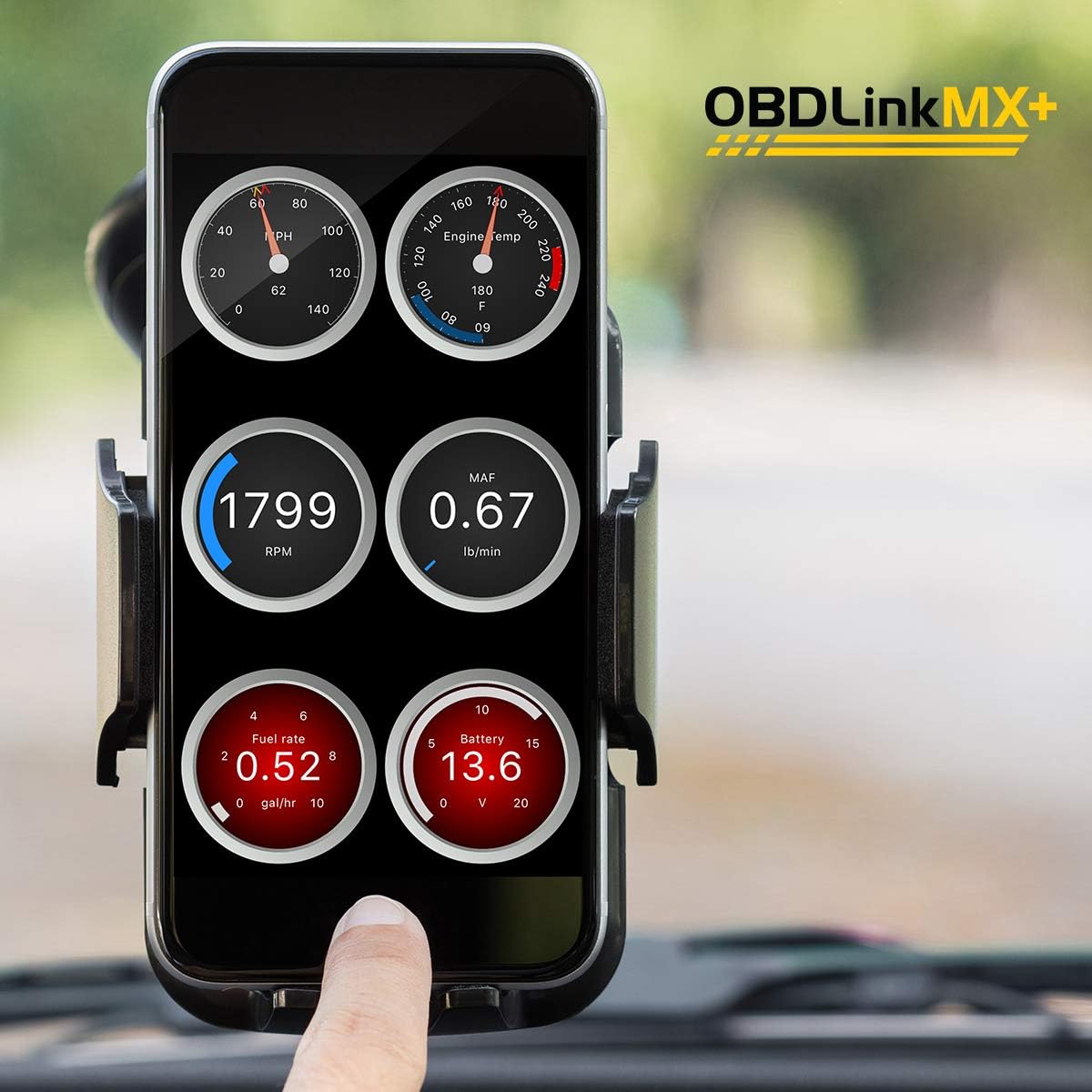Escáner OBDLink MX+ OBD2 Bluetooth para iPhone, Android y Windows – Diagnóstico de coche profesional
