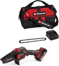 Sierra de cadena a batería para ramas Einhell GE-PS 18/15 Li Bag Kit
