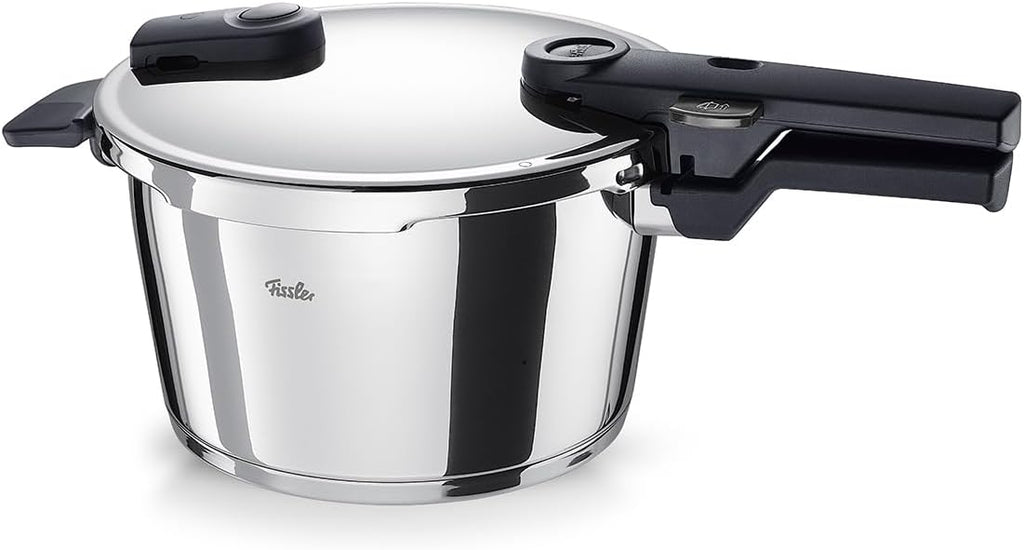 Fissler Vitaquick/Schnellkochtopf (4,5 L, Ø 22 cm) Edelstahl-Dampfkochtopf, 2-Garstufen, Made in Germany - Induktion