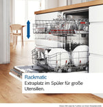 Bosch SPV2HMX42E, Serie 2, Smarter Geschirrspüler Vollintegriert, 45 cm breit, Besteckschublade, extra Trocknung auf Knopfdruck, höhenverstellbarer Oberkorb, leiser und effizienter Motor, mit aquaStop