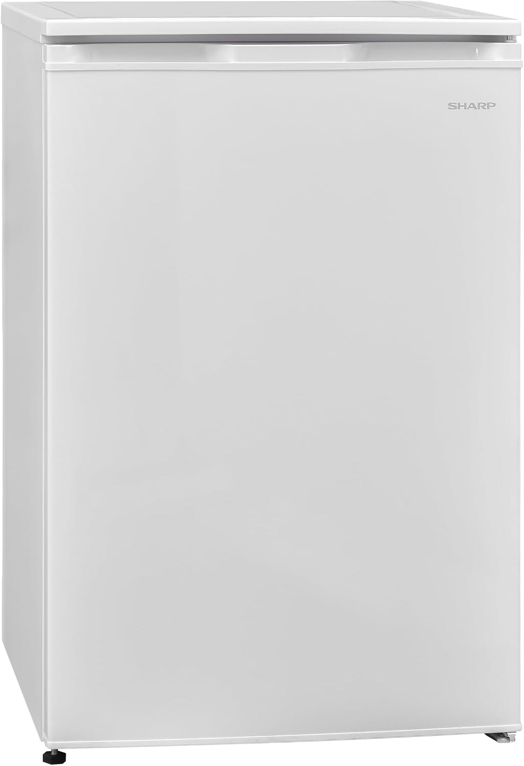 SHARP SJ-UD121T2W-EU freistehender Kühlschrank mit Gefrierfach (EEK D, 121 L, 40 dB), (Gemüsefach), Weiß, H83,8 x B54cm