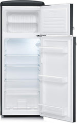 SEVERIN Retro - Frigorífico combi, compacto y eficiente, 4 estantes ajustables en altura y una gran cajonera para verduras, 206 L de capacidad útil, color crema, RKG 8933