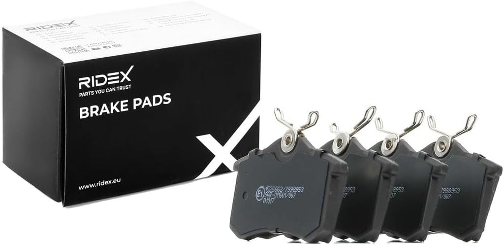 Juego de frenos RIDEX - Discos y pastillas de freno Eje trasero Eje delantero Ø253 280 mm macizo ventilado internamente para VW Golf VII 3/5 puertas (5G1, BQ1, BE1, BE2) Golf VI 3/5 puertas (5K1)