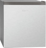 Mininevera Bomann de 45L con compartimento congelador, nevera pequeña y silenciosa para cocina, oficina, camping y gaming, frigorífico pequeño con puerta reversible - Mininevera, enfriador de bebidas, minibar KB 7245 inox