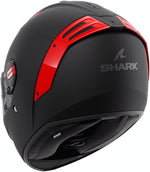 SHARK, Casco de moto integral SPARTAN RS BLANK SP Negro / Rojo KOK, XXL