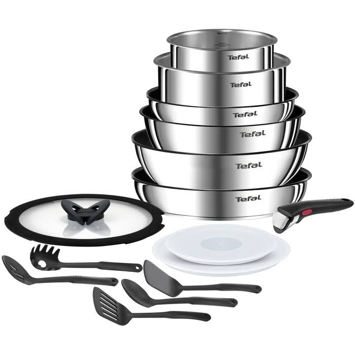 Batería de cocina Tefal Ingenio Émotion de 15 piezas