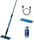 Philips OneUp 5000 Serie Elektrischer Wischmopp - 2X sauberere Böden², 2X schnelleres Wischen, Zwei Feuchtigkeitseinstellungen für Harte & empfindliche Böden, Kabellos mit 360° Drehgelenk (XV5113/01)
