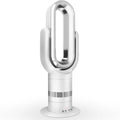 Ventilador de torre sin aspas QG660, calentador y ventilador de refrigeración 2 en  1, 10 niveles de refrigeración y 3 de calefacción, mando a distancia y control táctil, motor CC ultra silencioso y de bajo consumo
