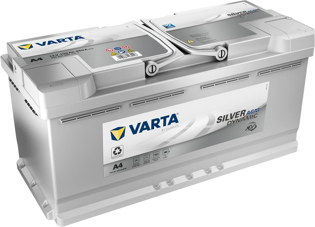 Batería de arranque XEV Varta Silver Dynamic AGM L6 A4 12V 105Ah / 950A 605901095