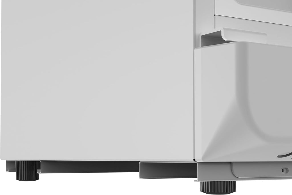 Refrigerador comercial para bebidas SCHOEPF GKS350 - Refrigeración por aire forzado - Refrigerador con puerta de cristal - 347 l - 5 estantes de rejilla ajustables - 194,5 cm de altura (blanco)
