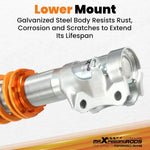 maXpeedingrods 4 Lotes de Coilovers Amortiguadores Roscados para VW Corrado Golf MK2 MK3 Jetta II? Kit de Resortes de Suspensión Amortiguadores de Altura Ajustable - Dorado