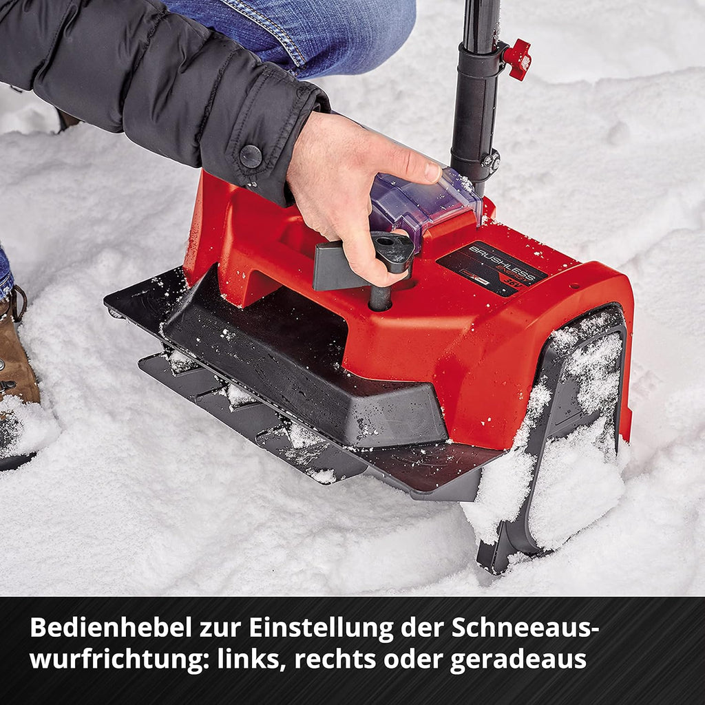Quitanieves a batería Einhell GE-ST 36/40 Li E Power X-Change (iones de litio, 36 V, ancho de trabajo 40 cm, altura máx. de nieve 20 cm, incl. batería y cargador)