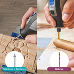 Dremel 8240 Multitool inalámbrico de 12V 2Ah, juego de herramientas multifunción con 2 baterías, 5 complementos y adaptadores, 1 caja Dremel, 65 accesorios para cortar, grabar, lijar, pulir, afilar y taladrar
