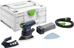 Lijadora delta Festool DTS 400 REQ-Plus en Systainer, 250 W | Lijadora triangular con zapata StickFix 100x150 mm, PROTECTOR y bolsa de recogida de polvo Longlife