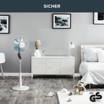 Rowenta Turbo Silence Standventilator, 45 dB(A), 72 m³/min Luftstrom, 4 Geschwindigkeiten, Silent Night & Turbo Boost, 120° Oszillation, Höhenverstellbar, VU5640