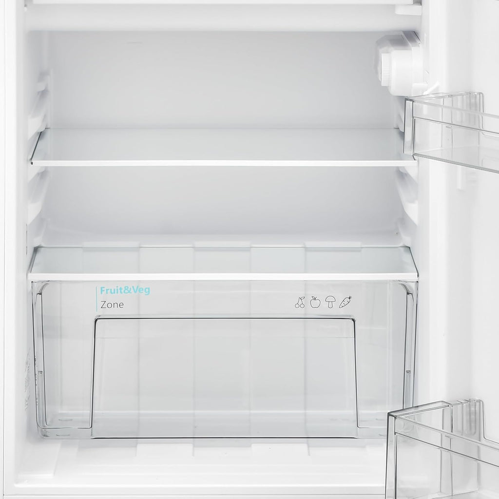 SHARP SJ-UD121T2W-EU freistehender Kühlschrank mit Gefrierfach (EEK D, 121 L, 40 dB), (Gemüsefach), Weiß, H83,8 x B54cm
