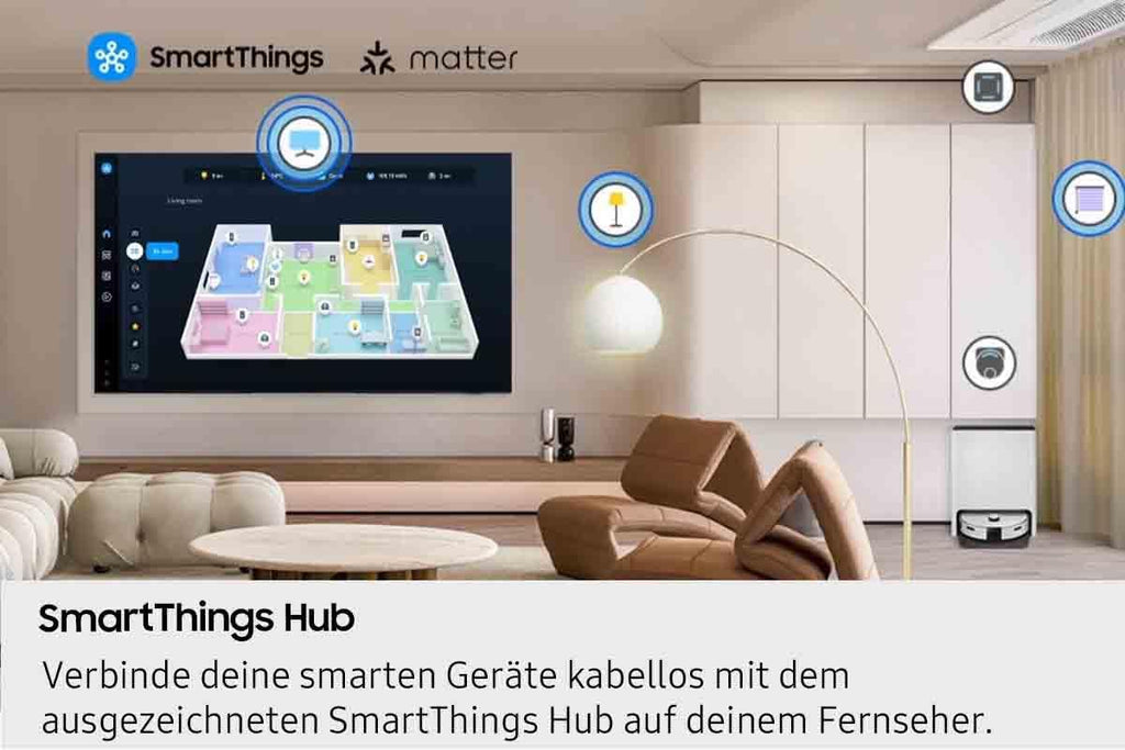 Samsung QLED Q7F2 4K 55 Zoll (138 cm) UHD Fernseher, Q4 AI Prozessor, Quantum Dot für Reale Farben, 4K Upscaling, Knox Security, Gaming Hub, Kostenlose Inhalte, Samsung Vision AI Smart TV