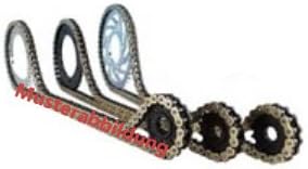 Kit de cadena DID para Yamaha DT 125 R H 3RMK DE032 2002-2003
