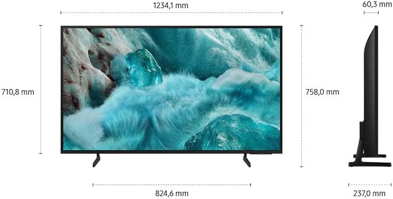 Samsung QLED Q7F2 4K 55 Zoll (138 cm) UHD Fernseher, Q4 AI Prozessor, Quantum Dot für Reale Farben, 4K Upscaling, Knox Security, Gaming Hub, Kostenlose Inhalte, Samsung Vision AI Smart TV