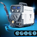 Soldadora MIG/MAG 200 ST con gas de protección, inversor IGBT, 200 A, alimentación de hilo sinérgica, FLUX, Lift TIG, MMA