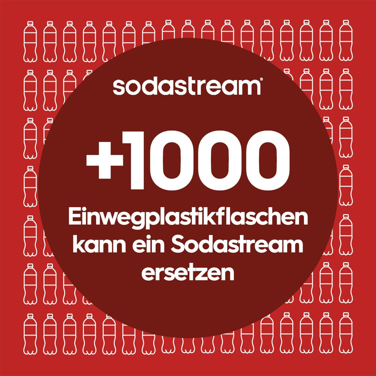 SodaStream Crystal 3.0 Wassersprudler mit 2x Quick-Connect CO2-Zylinder und 2x Glaskaraffen
