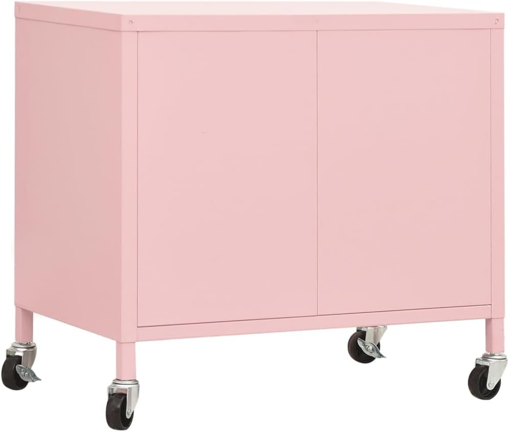 Armario de almacenamiento genérico rosa 60x35x56 cm de acero, Muebles, Armarios, Armarios de almacenaje y taquillas, 11,2 kg, 336265
