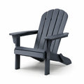 Silla Adirondack de plástico, antracita, 88 x 76 x 90 cm