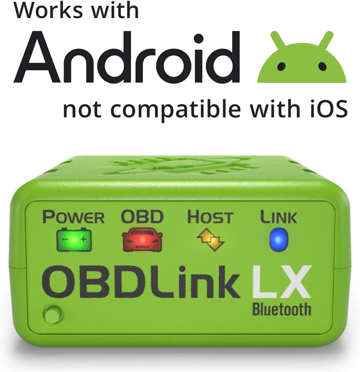 Adaptador OBD2 Bluetooth 3.0 OBDLink LX para Android, compatible con Motoscan, Torque, Hybrid Assistant, escáner de diagnóstico OBD II