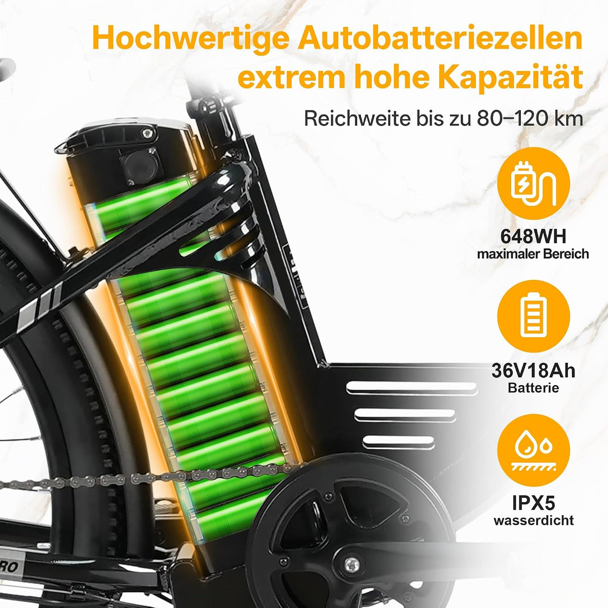 Bicicleta eléctrica ttgo de 26 pulgadas para hombre y mujer, con batería de 36V 14,5Ah/18Ah, autonomía de 60–120 km, bicicleta urbana, pantalla LCD, 6/7 velocidades, cuadro de aluminio, bicicleta eléctrica con cesta