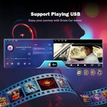Autoradio Erisin Qualcomm 8 núcleos 8GB+128GB Android 14 Universal 2Din GPS 7 pulgadas estéreo pantalla táctil Bluetooth 5.1 inalámbrico CarPlay Android Auto DAB+ AM FM Radio IPS RDS DSP WiFi 4G TPMS OBD TNT